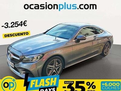 Usado Mercedes C300 AMG 258 CV (189 kW) 2020 Gris Coupe