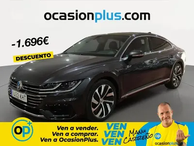Usado VW Arteon R-line 150 CV (110 kW) 2018 Gris Utilitario