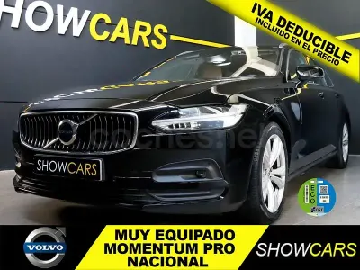 Usado Volvo V90 Momentum 197 CV (144 kW) 2021 Negro Familiar