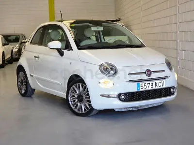 Occasion Fiat 500 Lounge 69 PK (50 kW) 2018 Wit Sedan