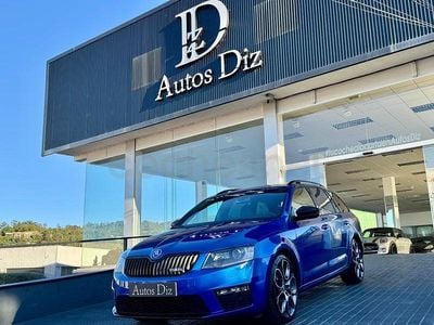Brugt Skoda Octavia RS 220 HK (161 kW) 2016 Blå Hatchback