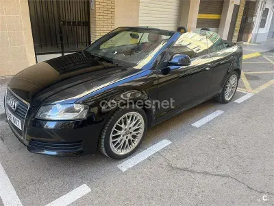 Usado Audi A3 Cabriolet Attraction 160 CV (117 kW) 2009 Negro Descapotable