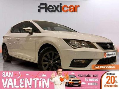 Usado Seat Leon Style 116 CV (85 kW) 2019 Blanco Berlina