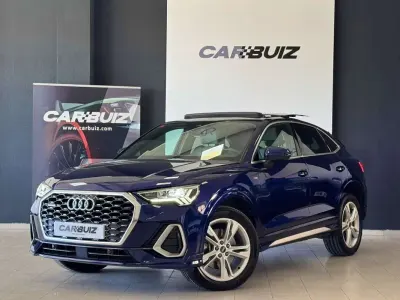 Usado Audi Q3 Sportback S-Line 190 CV (139 kW) 2021 Azul SUV