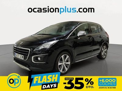 Usado Peugeot 3008 Allure 156 CV (114 kW) 2015 Negro Monovolumen