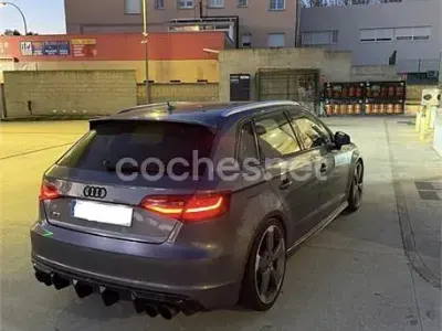 Usado Audi S3 300 CV (220 kW) 2014 Gris / plata Berlina