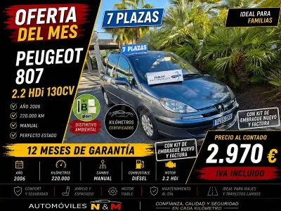 Usado Peugeot 807