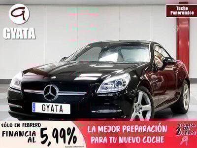 Usado Mercedes SLK250 204 CV (150 kW) 2011 Negro Descapotable