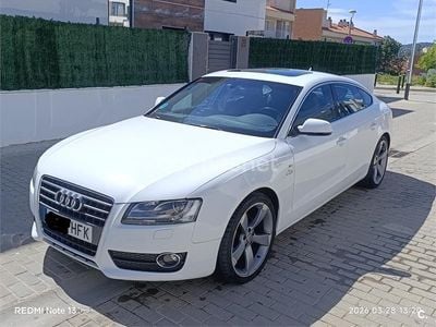 Usado Audi A5 Sportback S-Line 180 CV (132 kW) 2011 Blanco Utilitario