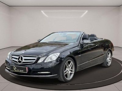 Usado Mercedes E250 Avantgarde 204 CV (150 kW) 2012 Negro Descapotable