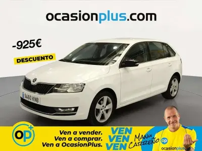 Usado Skoda Rapid Ambition 95 CV (69 kW) 2018 Blanco Utilitario