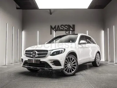 Usado Mercedes GLC250 AMG line 204 CV (150 kW) 2015 Blanco SUV