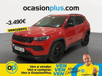 Usado Jeep Compass Night Eagle 130 CV (95 kW) 2022 Rojo SUV