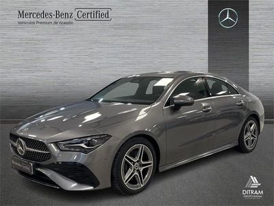 Gris montaña Usado 2024 Mercedes CLA220 AMG line Berlina | 40.850 € (Precio justo)
