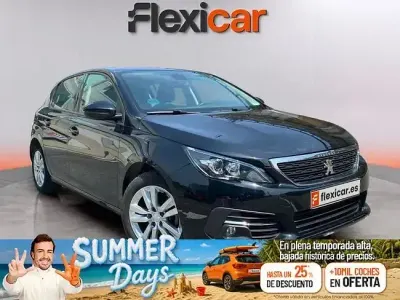 Usado Peugeot 308 Active 130 CV (95 kW) 2021 Negro Berlina