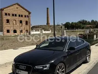 Usado Audi A5 Sportback S-Line 190 CV (139 kW) 2015 Negro Utilitario