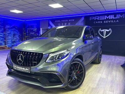 Usado Mercedes GLE63 AMG 585 CV (430 kW) 2017 Gris / plata Coupe