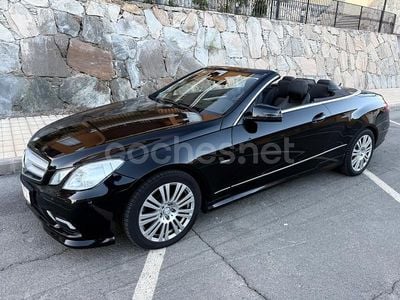 Negro Usado 2011 Mercedes E200 Avantgarde Descapotable | 17.900 € (Precio justo)
