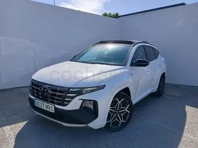 Usado Hyundai Tucson N Line 136 CV (100 kW) 2022 Blanco SUV