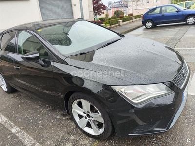 Usado Seat Leon Reference 90 CV (66 kW) 2013 Negro Berlina
