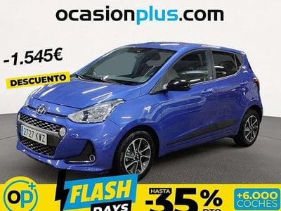 Usado Hyundai i10 GO! 87 CV (63 kW) 2019 Azul Utilitario