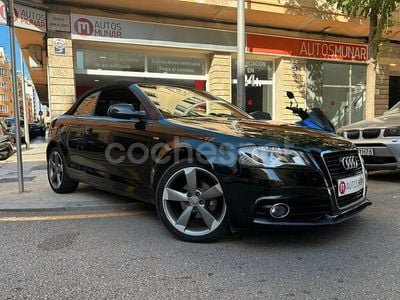 Negro Usado 2012 Audi A3 Cabriolet Ambition Descapotable | 13.500 € (Caro)