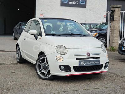 Usado Fiat 500 Lounge 75 CV (55 kW) 2008 Blanco Berlina