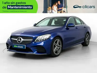 Usado Mercedes C220 194 CV (142 kW) 2019 Azul Berlina