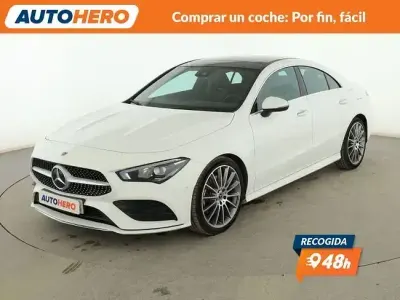 Usado Mercedes CLA200 AMG line 150 CV (110 kW) 2021 Blanco Berlina
