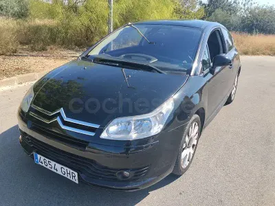 Usado Citroën C4 110 CV (80 kW) 2008 Negro Berlina