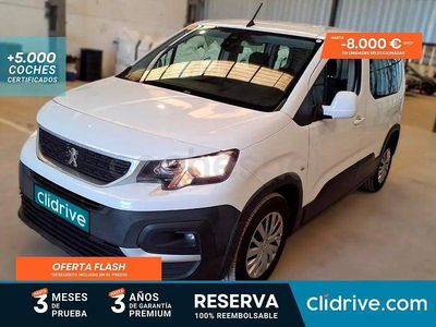 Usado Peugeot Rifter Active 100 CV (73 kW) 2021 Blanco Monovolumen