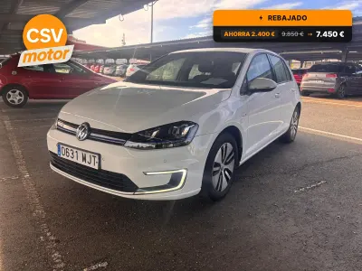 Usado VW e-Golf 84 kW (115 CV) 2015 Blanco Utilitario