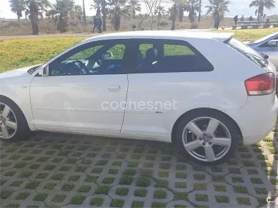 Usado Audi A3 S-Line 105 CV (77 kW) 2008 Blanco Utilitario