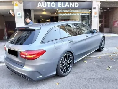 Usado Mercedes C43 AMG AMG 367 CV (269 kW) 2017 Gris Familiar
