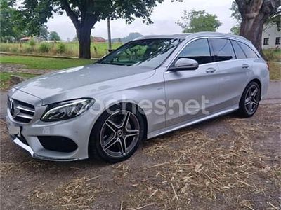 Usado Mercedes C220 AMG 170 CV (125 kW) 2016 Gris / plata Familiar