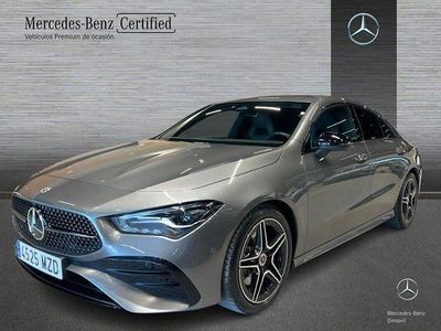 Gris montaña Usado 2025 Mercedes CLA220 AMG line Berlina | 41.500 € (Precio justo)
