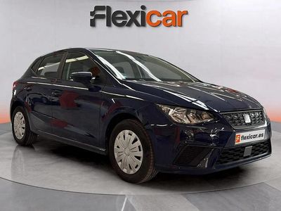 Usado Seat Ibiza Reference 95 CV (69 kW) 2019 Azul Berlina