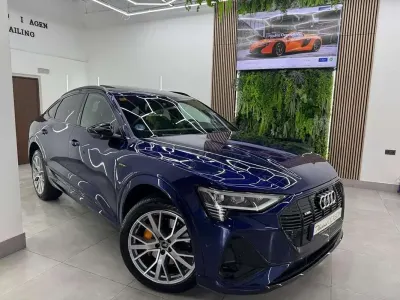 Usado Audi e-tron Ambiente 230 kW (313 CV) 2021 Azul SUV