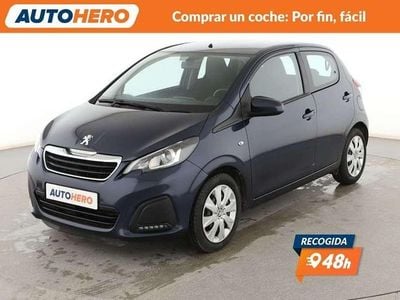 Usado Peugeot 108 Active 82 CV (60 kW) 2016 Azul Utilitario