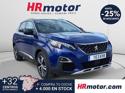 Usado Peugeot 3008 GT-line 131 CV (96 kW) 2018 Azul SUV