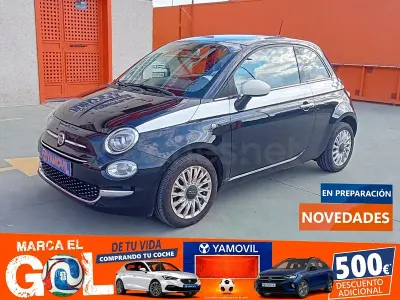 Usado Fiat 500 Lounge 69 CV (50 kW) 2020 Negro Berlina