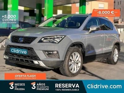 Usado Seat Ateca 4Drive 150 CV (110 kW) 2018 Gris / plata SUV