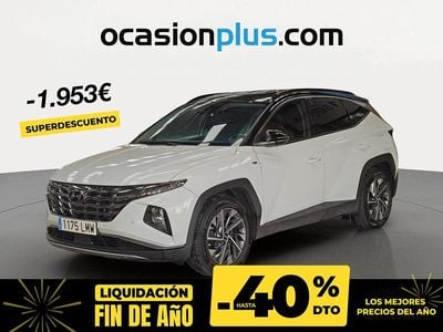 Blanco Usado 2021 Hyundai Tucson SUV | 21.490 € (Precio justo)