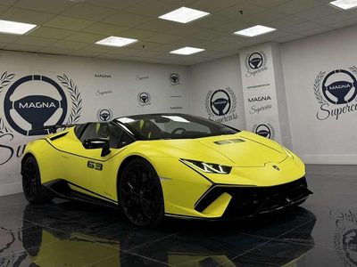 Usado Lamborghini Huracán 639 CV (469 kW) 2018 Amarillo Descapotable