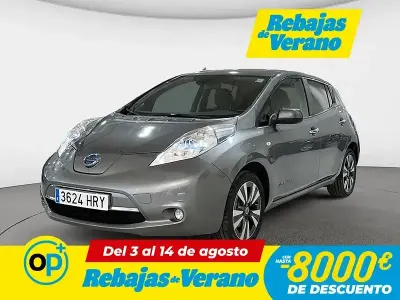 Usado Nissan Leaf Tekna 80 kW (109 CV) 2013 Gris Utilitario