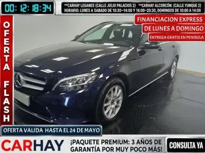 Usado Mercedes C200 Business 162 CV (119 kW) 2019 Negro Familiar