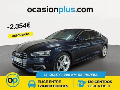 Usado Audi A5 Sport 252 CV (185 kW) 2018 Azul Coupe