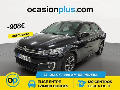 Usado Citroën C-Elysee I Shine 102 CV (75 kW) 2018 Negro Berlina