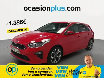 Usado Kia Ceed 100 CV (73 kW) 2020 Rojo Utilitario