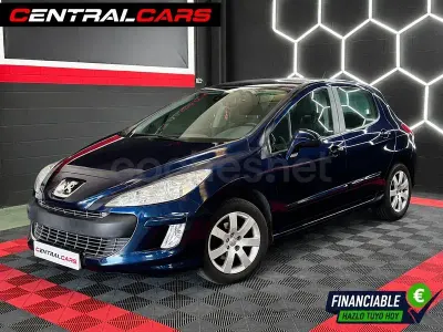 Usado Peugeot 308 120 CV (88 kW) 2009 Azul Berlina